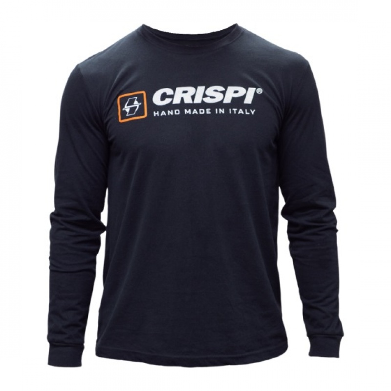 Crispi Shop Long Sleeve Skjorte Unisex Marineblå | NO-SBHUIXV-92